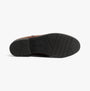 Josef Seibel SIMONA 03 Womens Ankle Boots Cognac bottom view, rubber sole with detailed tread design.