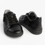 Josef Seibel Claire 13 Womens Casual Shoes Black, side view showing lace-up and zip closure, sleek leather upper.