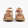 Josef Seibel IVY 02 Womens Sandals Castagne-Multi front view showcasing leather upper and rubber sole.
