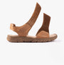 Josef Seibel BRENDA 08 Womens Sandals Camel side view, lightweight leather sandals with touch fastening.