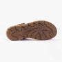 Josef Seibel BRENDA 08 Womens Sandals Khaki bottom view showing durable rubber sole details.