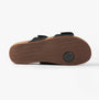 Josef Seibel TONGA 64 Womens Sandals Schwarz bottom view showing non-slip sole design