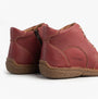 Josef Seibel NEELE 46 Womens Lace Up Ankle Boots Bordeaux rear view showcasing leather upper and hand-stitched sole.