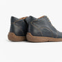 Josef Seibel NEELE 46 Ladies Lace Up Ankle Boots Ocean back view showcasing leather upper and hand-stitched sole.