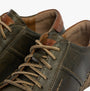 Josef Seibel FELICIA 02 Womens Shoes Olive-Combi detail view showing leather upper and lace-up design.