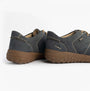 Josef Seibel RUBY 50 Womens Lace Up Casual Shoes Indigo Blue side view showing low top design and TPR sole.
