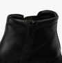 Detail view of Josef Seibel ANNA 04 Womens Boots Black featuring the zip closure and smooth leather upper.