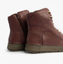 Josef Seibel ANNA 51 Women Boots Plum back view showing leather, lace-up, and zip-up features.