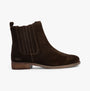 Josef Seibel SIENNA 02 Womens Boots Brown side view showing suede upper and low heel design