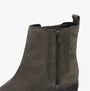 Josef Seibel SIENNA 02 Womens Boots Grey detail view showing zip closure and suede upper material.