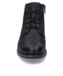 Josef Seibel SIENNA 75 Womens Boots Black front view with lace-up detail and round toe design.