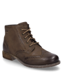 Josef Seibel SIENNA 75 Womens Boots Camel side view showing lace-up design and leather upper.