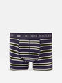 Joules CROWN JERSEY Mens 2-Pack Boxers Flocks Sake rear view showing striped design and waistband detail.