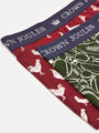 Joules CROWN JERSEY Mens 2-Pack Boxers Game Birds top view showing patterns and waistband colors.