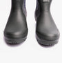 Joules FOXTON Womens Wellies Heritage Green front view showing rubber construction and round toe design.