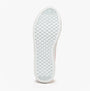 Joules COAST PUMP Womens Trainers Pink sole view showcasing rubber material and grip pattern.