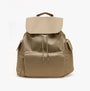 Joules CAMBECK NYLON RUCKSACK Womens NEUTRAL front view showing drawstring closure and adjustable straps.