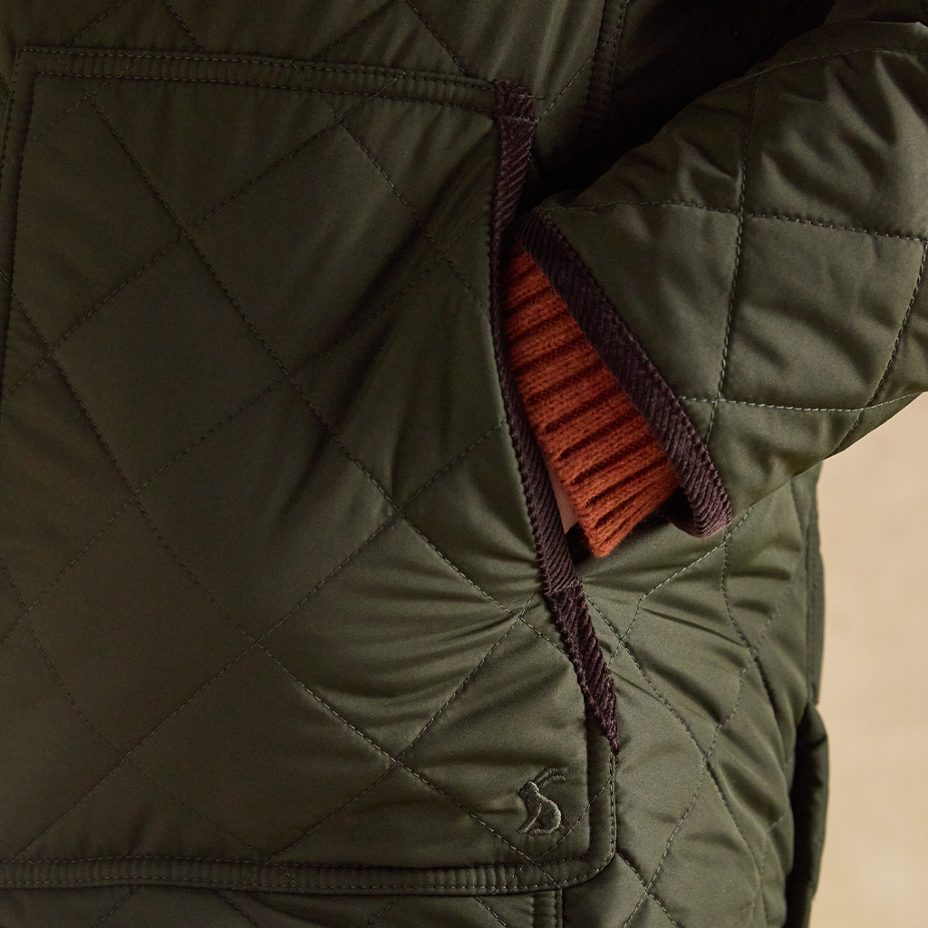 Joules MAYNARD Mens Quilted Jacket Green