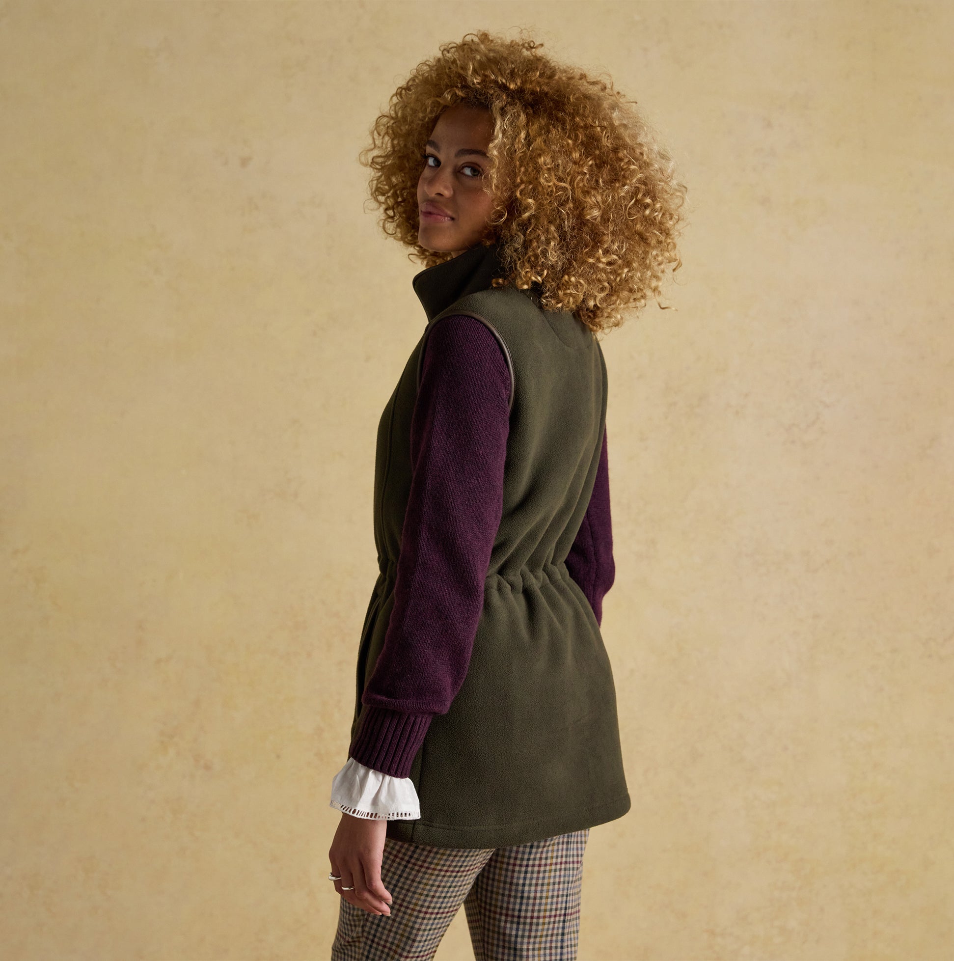 Joules HERITAGE LONGLINE Womens Gilets Green
