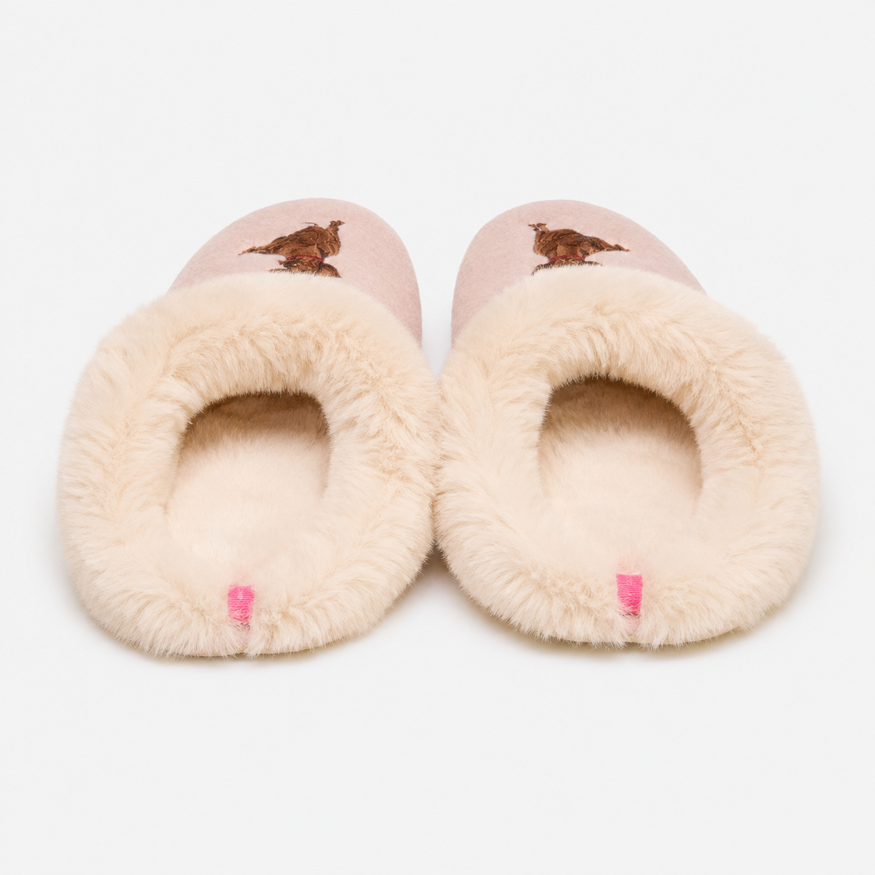 Joules SLIPPET LUXE Womens Mules Pink Dog