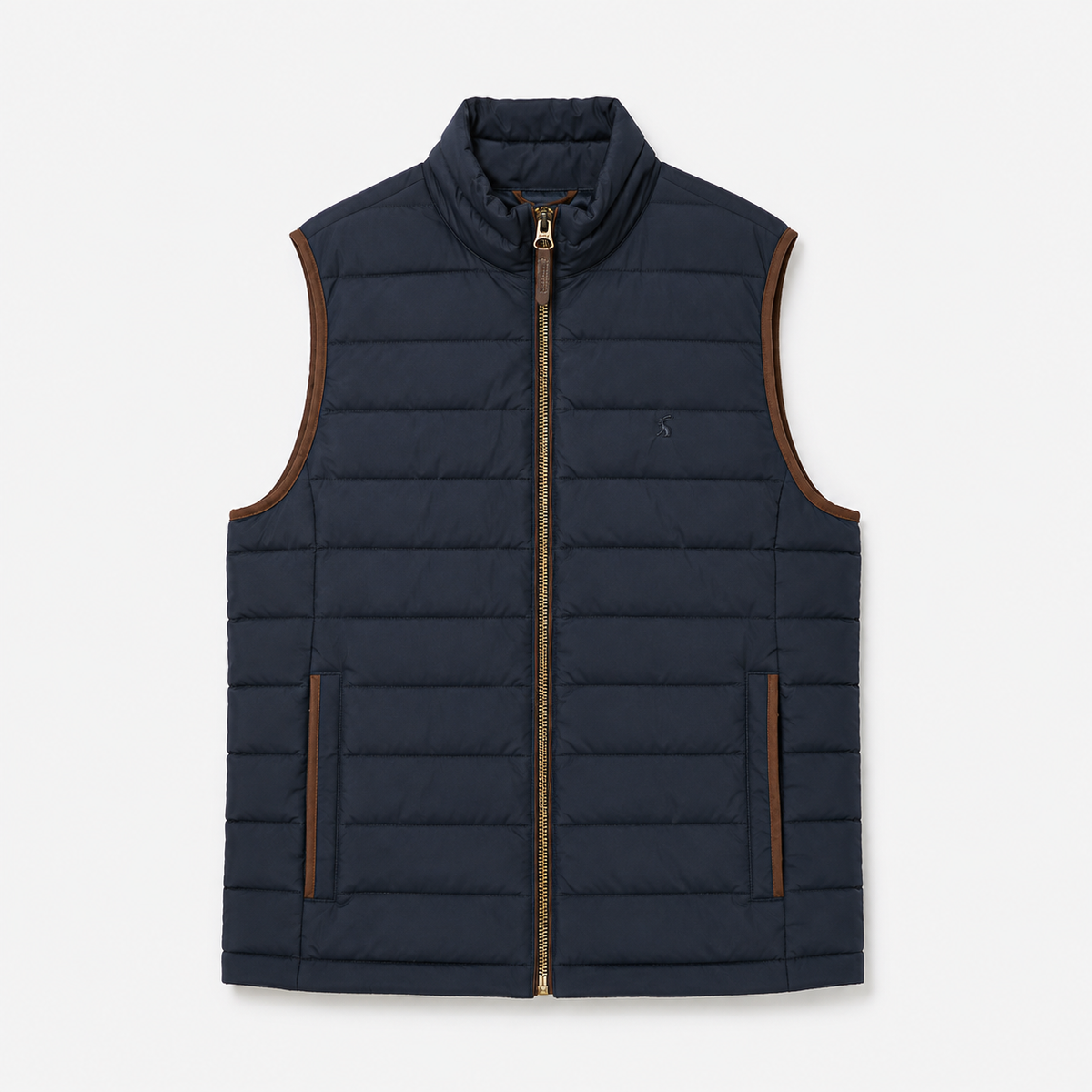 Joules HERITAGE PADDED Mens Gilets Navy