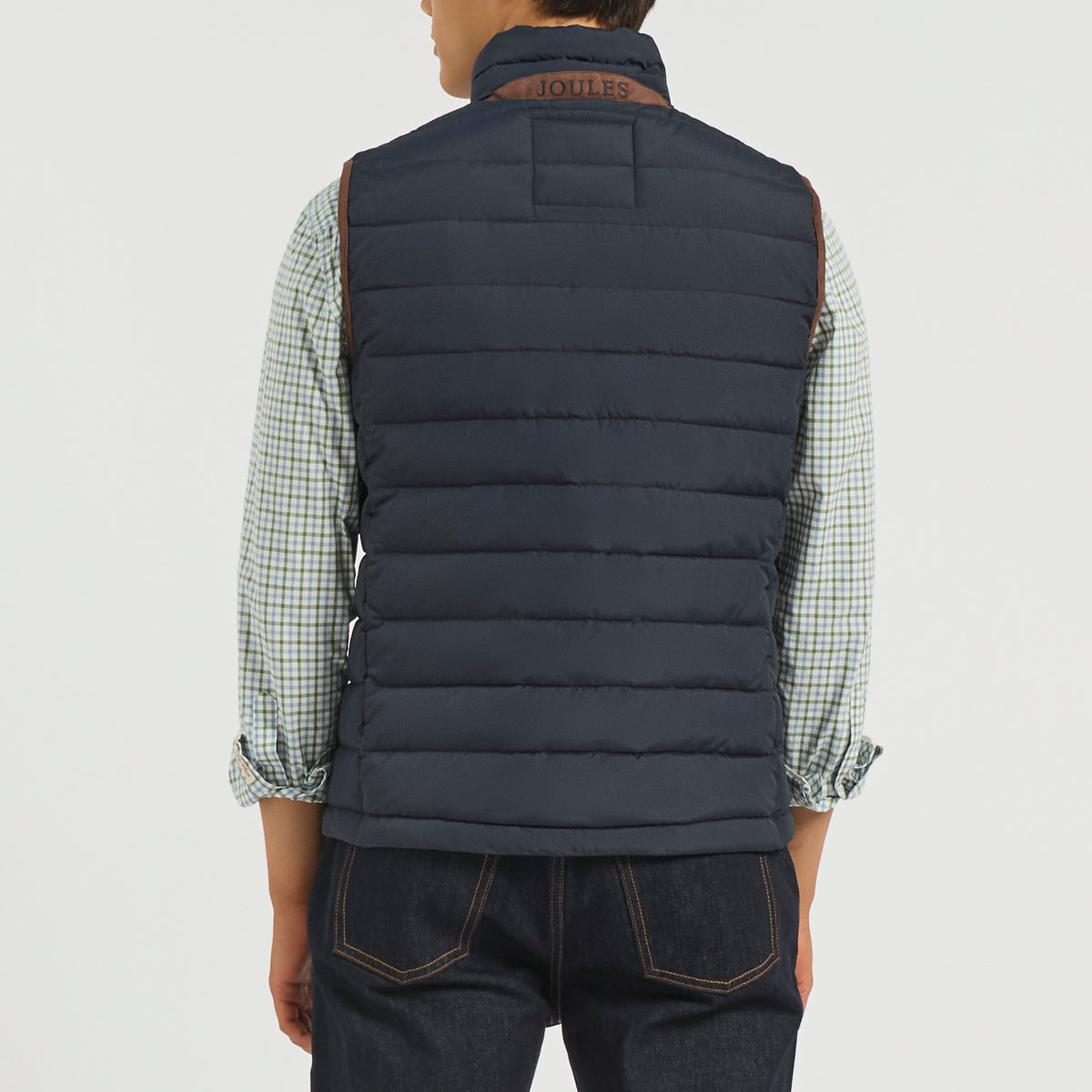Joules HERITAGE PADDED Mens Gilets Navy