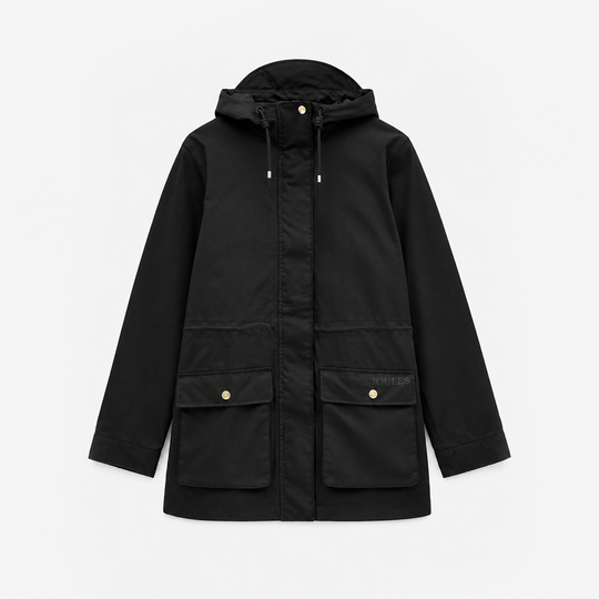 Joules PORTWELL Womens Rain Coat Black