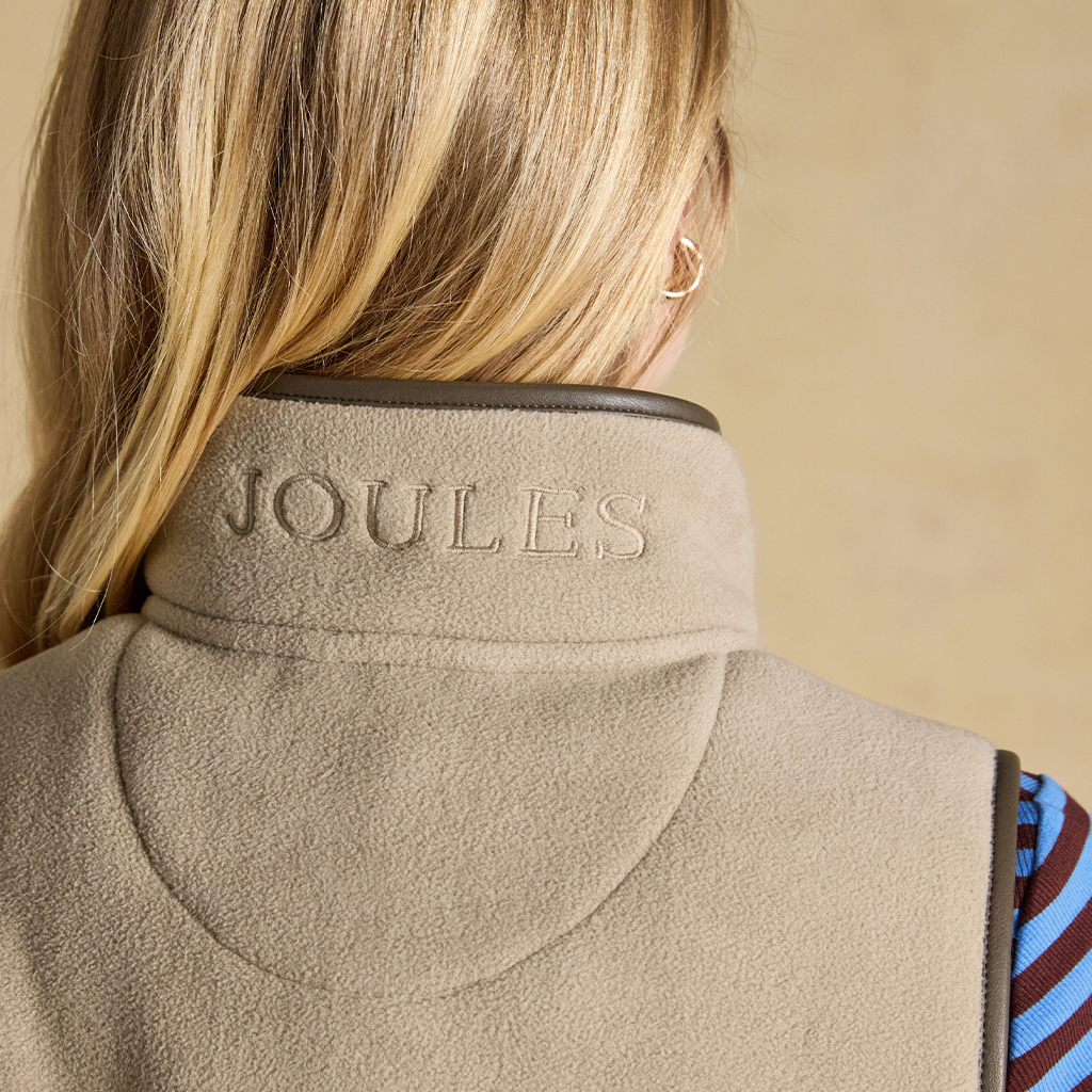 Joules HERITAGE Womens Gilets Mink Brown