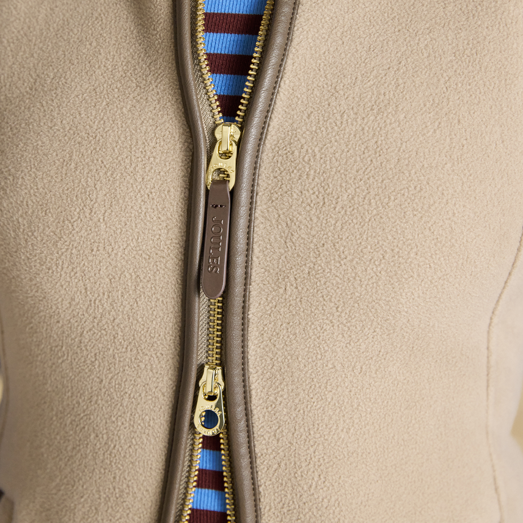 Joules HERITAGE Womens Gilets Mink Brown