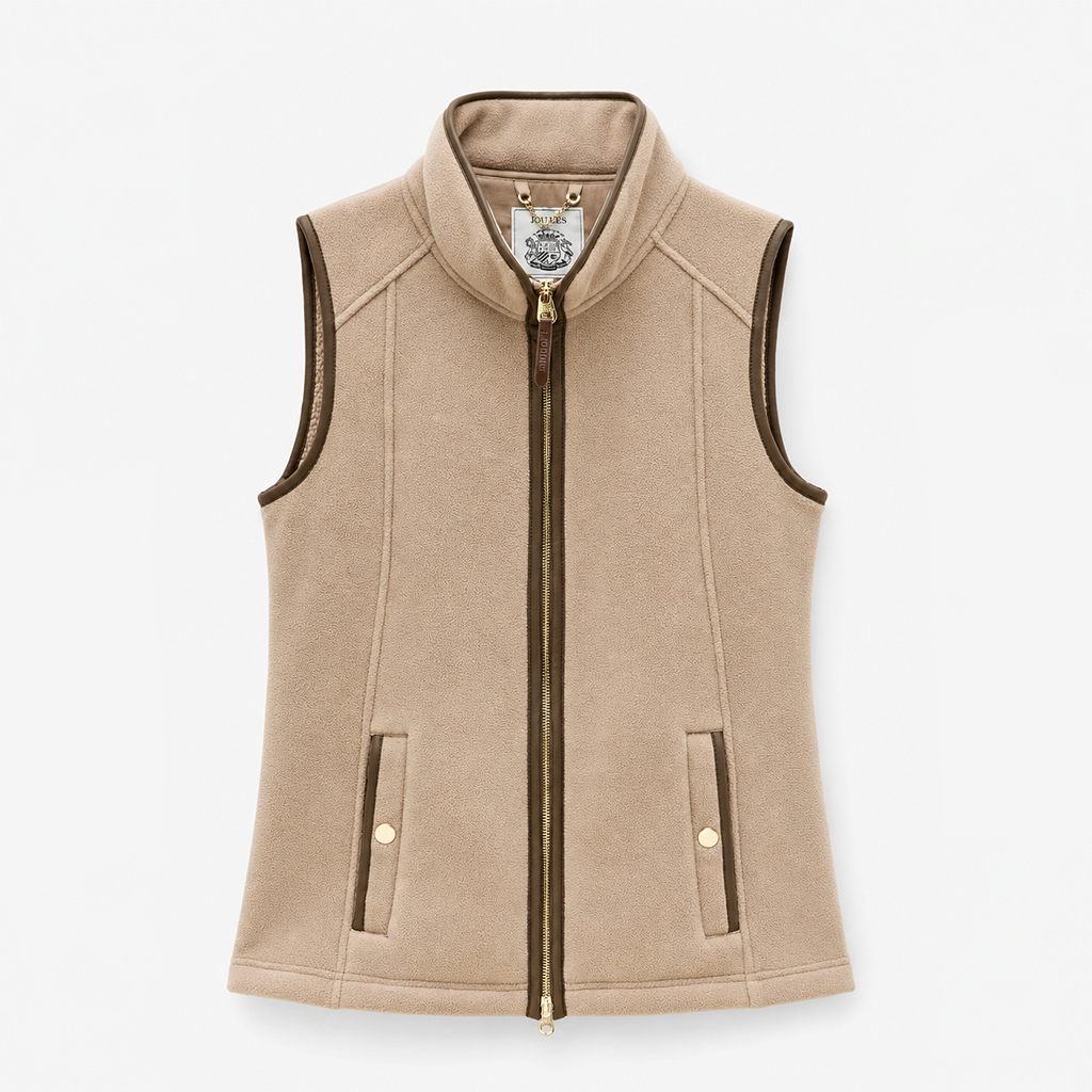Joules HERITAGE Womens Gilets Mink Brown