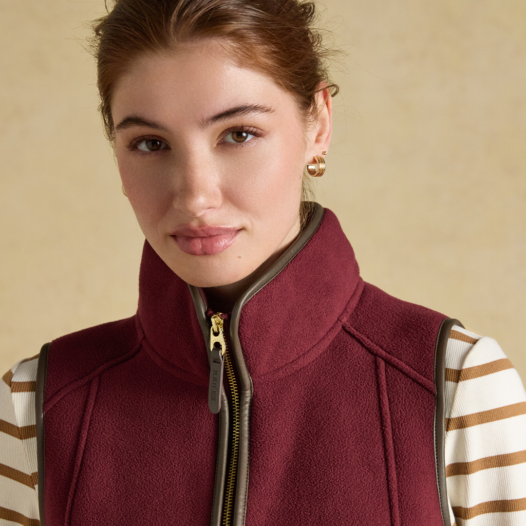 Joules HERITAGE Womens Gilets Red