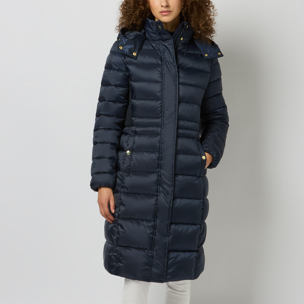 Joules WINDBOROUGH Womens Longline Jackets Navy