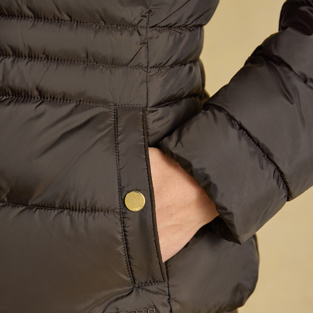 Joules PADDOCK Womens Puffer Jackets Brown