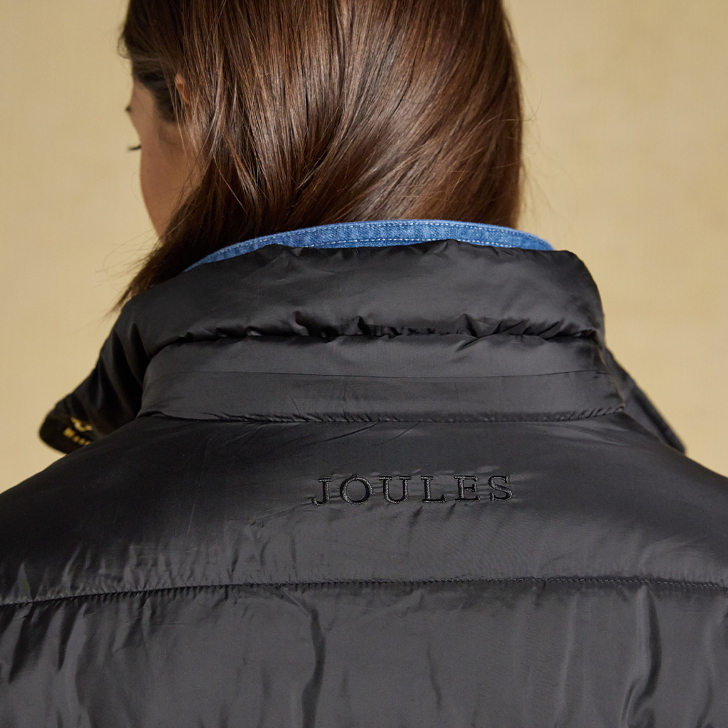 Joules WINDBOROUGH Womens Longline Jackets Black