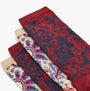 Joules EVERYDAY 2-Pack Womens Socks Neutral Demask top view displaying three color variants with floral patterns.