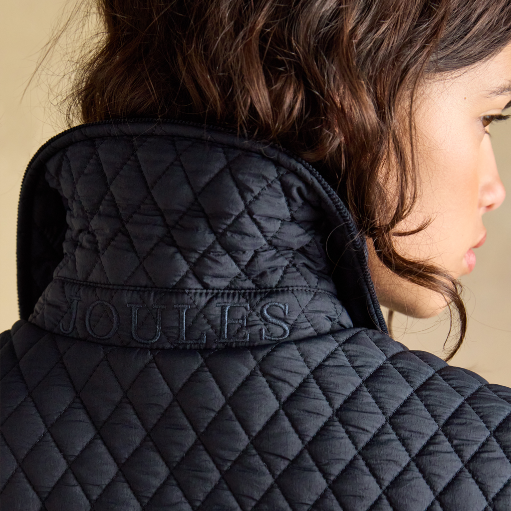 Joules HIGHCLERE Womens Quilted Jackets Navy