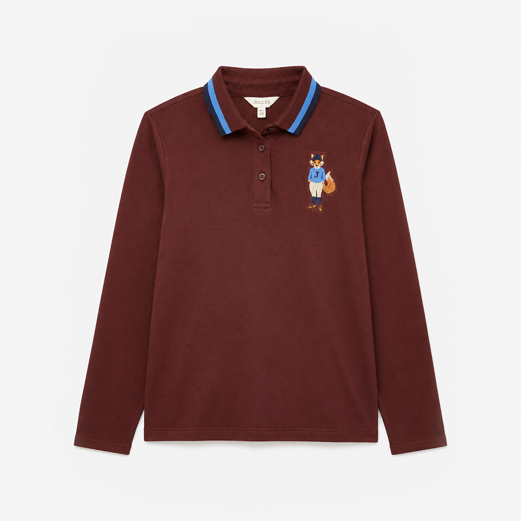 Joules FAIRFIELD JONTY Womens Polos Chocolate Brown