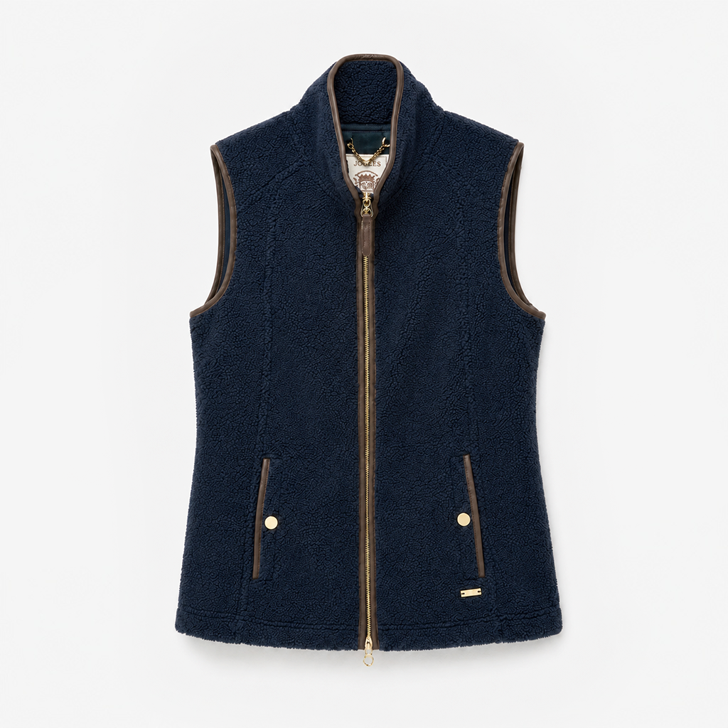 Joules BORG HERITAGE Womens Gilets Navy