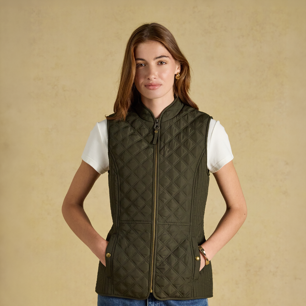 Joules MINX Womens Gilets Rosemary Green