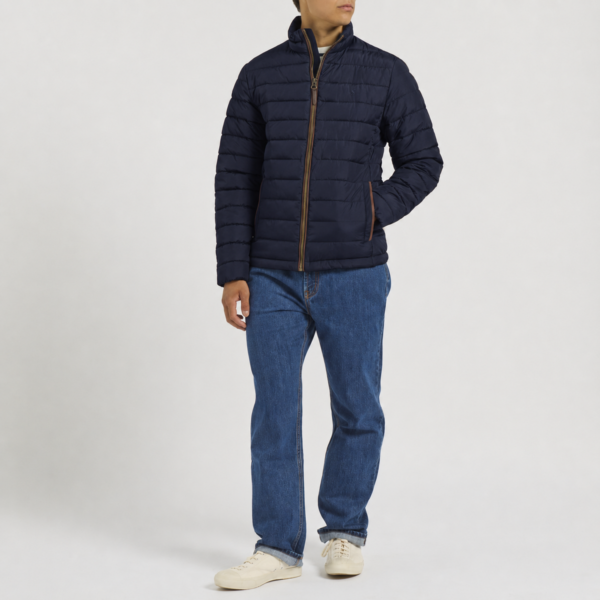 Joules HERITAGE PADDED Mens Puffer Jackets Navy