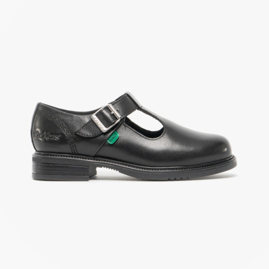 Kickers 114824 LACH Girls School Shoes Black