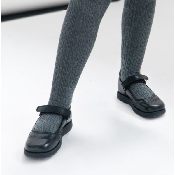 FRAGMA POP Girls School Shoes Black