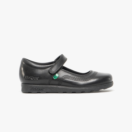 Kickers 114830 FRAGMA POP School Shoes Black