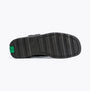 Kickers 115711 FRAGMA T-BUCKLE Girls School Shoes Black bottom view highlighting rubber sole design.