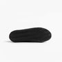 Kickers 116408 KODY LO Unisex School Shoes Black bottom view showcasing grip soles and flat heel design.