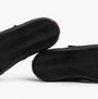 Kickers 117412 KODY TWIN Unisex School Shoes Black bottom view showing rubber sole design and texture.