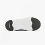 Kizik LIMA Unisex Adults Trainers Grey bottom view showcasing rubber sole design and tread pattern.