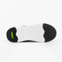 Kizik LIMA Unisex Adults Trainers Black bottom view showing rubber sole design and traction features.