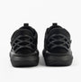 Kizik ATHENS 2.0 Mens Trainers Blackout back view showcasing the sleek design and rubber sole.