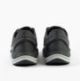 Kizik LONDON Mens Trainers Castlerock rear view showcasing the casual mesh upper and rubber sole design.